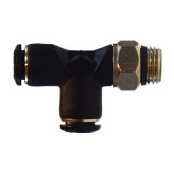Swivel Run Tee 8MM X 3/8BSPT M RUN T SWIVEL