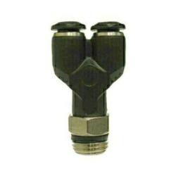 Universal Swivel Wye MALE Y 4MM T X 1/4 S-FIT UNIV COMP