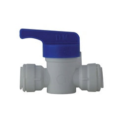 Shut-Off Valve 1/4OD P-IN PLASTIC SHUT-OFF VALV