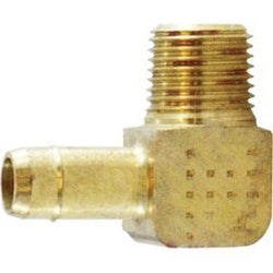 90 deg Elbow 1/8 Barb x 1/4-28 MIP Elbow