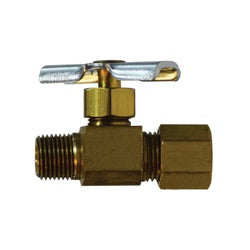 Captive Sleeve Heavy-Pattern Needle Valve 1/4OD X 1/8MIP HVPTRN NV W/26003