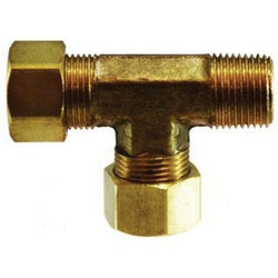 Run Tee 1/4OD X 1/8 M-RUN-TEE W/26003 Brass