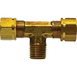 Branch Tee 1/4 X 1/4 COMPXMIP W/26003 Brass