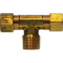Branch Tee 5/16ODX1/8MIP TEE W/26004 Brass