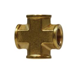 Pipe Cross 1/8 FIP FG CROSS Brass