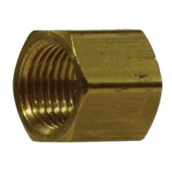 Barstock Cap 1/2 BARSTOCK CAP Brass