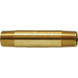 Long Nipple 1/8 X 1 1/2 YELLOW BR NIP Brass