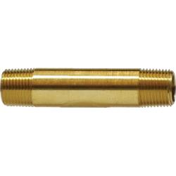 Long Nipple 1/8 X 2 YELLOW BR NIPPLE Brass
