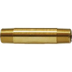 Long Nipple 1/8 X 2 1/2 YELLOW BR NIP Brass