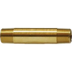 Long Nipple 1/8 X 3 YELLOW BR NIPPLE Brass
