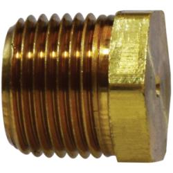 Solid Hex Head Plug 3/4 BRASS SOLID HEX HD PLUG
