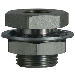Bulkhead Coupling 1/4FIP X .94LNG STEEL BH CPLG Brass