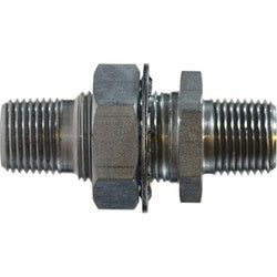 Long Bulkhead Connector 1/2MIPX1/4FIPX2.94LNG STEEL BH C