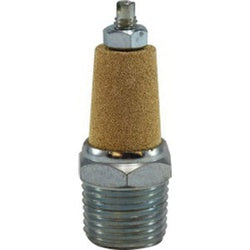 Muffler 1/8 MUFFLER W/FLOW ADJUSTMENT Brass