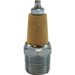 Muffler 3/8 MUFFLER W/FLOW ADJUSTMENT Brass