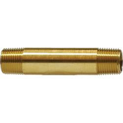 Long Nipple 3/8 X 3-1/2 YB NIPPLE Brass