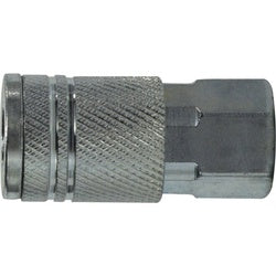 Industrial Interchange Female Coupler 1/4 FIP IND INTER. STEEL COUPLER