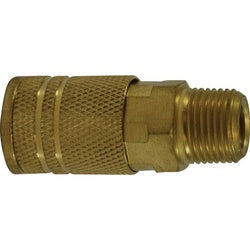 Industrial Interchange Male Coupler 3/8 MIP IND INTER. BRASS COUPLER
