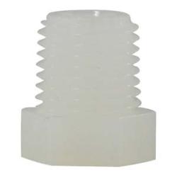 Hex Head Plug 3/4 WHITE NYLON HEX HEAD PLUG