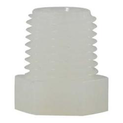 Hex Head Plug 2 WHITE NYLON HEX HEAD PLUG