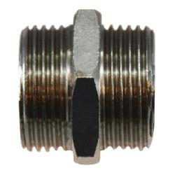Hex Nipple 1/8 X 1/8 M BSPP N-PLTD HEX NIPP Brass