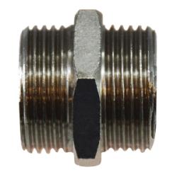 Hex Nipple 3/8 X 1/8 M BSPP N-PLTD HEX NIPP Brass