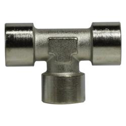 Pipe Tee 1/2 FEMALE BSPP N-PLTD TEE Brass