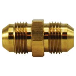 Straight Tube Union 9/16-18 MALE JIC FLARE UNION