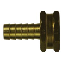 Adapter 1/4 BARBX GARDEN HOSE SWIVEL LEAD FREE Brass