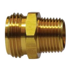 Straight Rigid Adapter 3/4MGH[1/2FIP]X 3/4MIP[1/2FIP] Brass