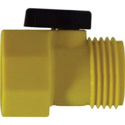 Ball Valve 3/4 FGH X MGH PLASTIC BALL VALVE-YELLOW