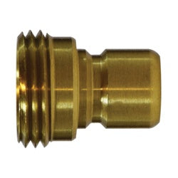 Male End Quick Disconnect Coupler 3/4 GH MALE END QUICK DISCONNECT Brass