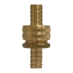 Coupling Set 1/2 GH SHORT SHANK SET W/ KNURLED NUT Brass