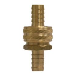 Coupling Set 5/8 GH SHORT SHANK SET W/ KNURLED NUT Brass
