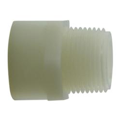 Garden Hose Adapter 3/4FGH X 3/4MIP WHITE NYLON ADPT