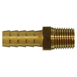 Rigid Adapter 1/2 X 1/2 BRASS MALE BARB Brass