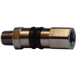 360 deg Turning Straight Swivel Adapter 1/4 M X F 360 TURNING SWIVEL Brass