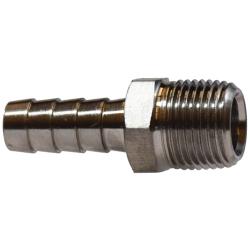 Straight Adapter 3/8 X 1/4 316SS HB X MIP ADAPT