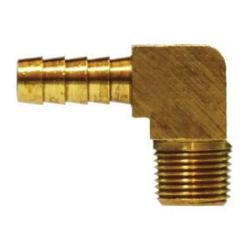 90-deg Barstock Elbow 5/16 X 3/8 BARSTOCK BARB X MALE ELBOW