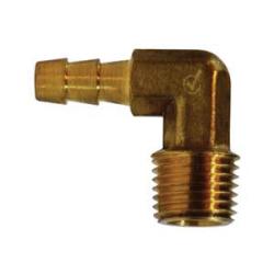 90 deg Elbow 1/2 X 1/4 HOSE BARB X MIP ELBOW LF