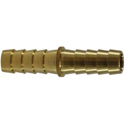 Reducing Splicer 1/4 X 1/8 RED. HOSE BARB SPLICER Brass