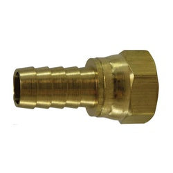 Dual Flare Swivel 3/16 BARB X 1/4 DUAL SEAT CRIMP