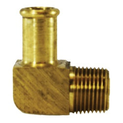 90 deg Elbow 3/4 BUBBLE BARB X 1/2 MP 90 ELBOW