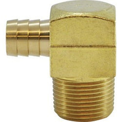 90-deg Square Barstock Brazed Elbow 3/4 HB X 1 MIP BRAZED ELBOW