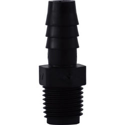 Adapter 3/16 X 1/8 HB X MIP BLK POLY ADP