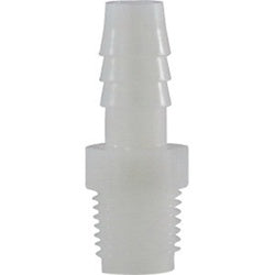 Adapter 3/16 X 1/8 HB X MIP WHT NYLN ADP