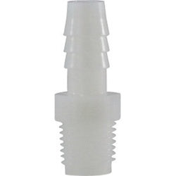 Adapter 3/16 X 1/4 HB X MIP WHT NYLN ADP