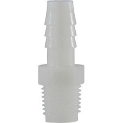 Adapter 1/4 X 1/8 HB X MIP WHT NYLN ADPT