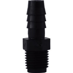 Adapter 1/4 X 3/8 HB X MIP BLK POLY ADPT