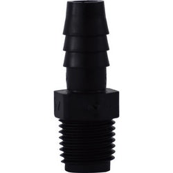 Adapter 1/4 X 1/2 HB X MIP BLK POLY ADPT